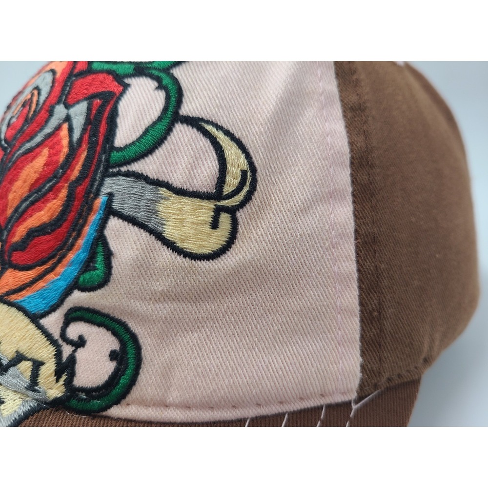 Women Bon Jovi Rose Adjustable Hat Cap Cotton Casual Rock Band Music Pink Brown - Picture 7 of 15